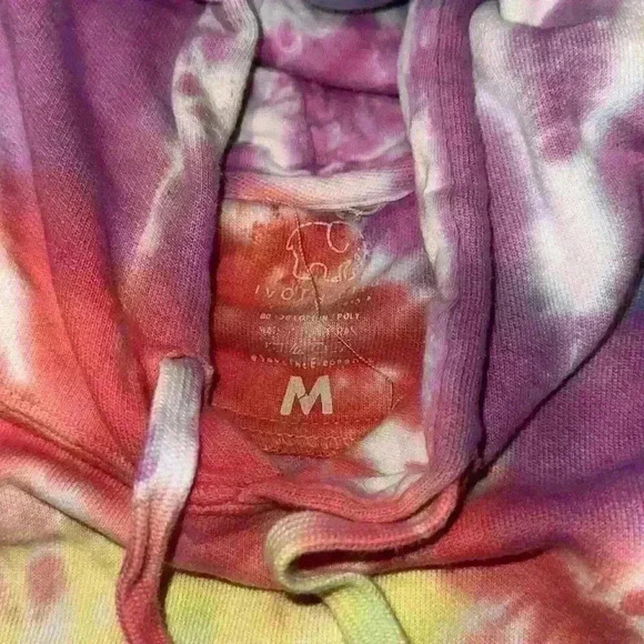 Ivory Ella Tie Dye Hoodie - Picture 2 of 5